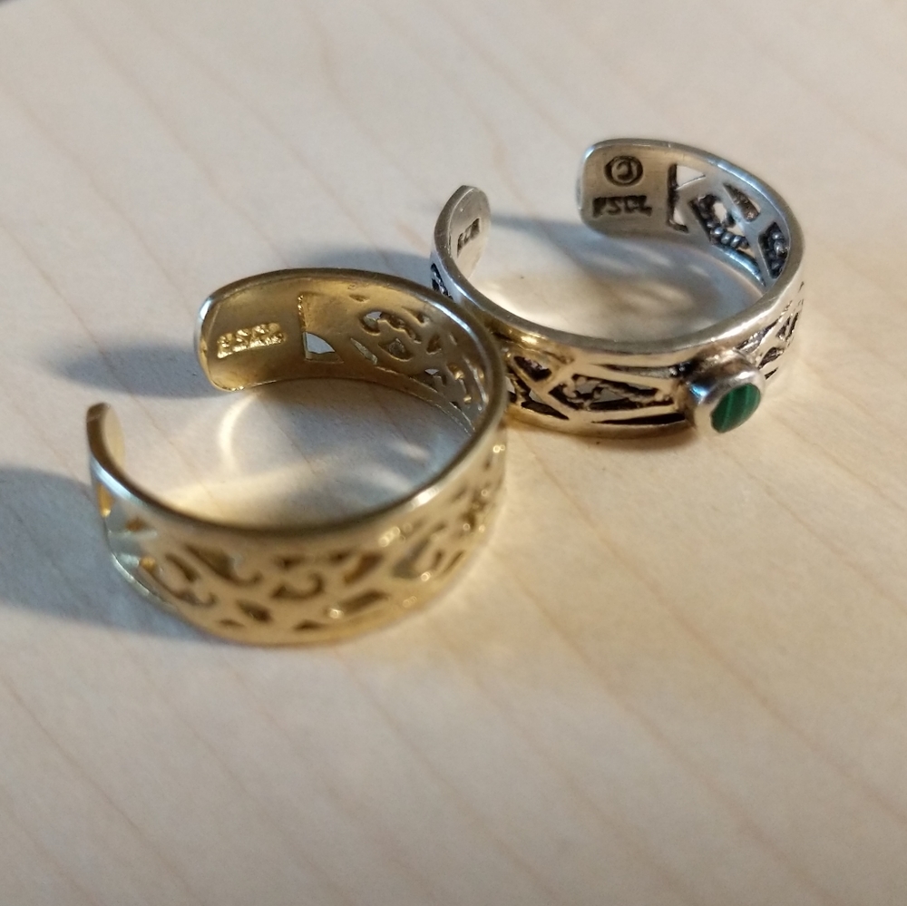 PSCL Silver & Gold Rings - Picture 2 of 8